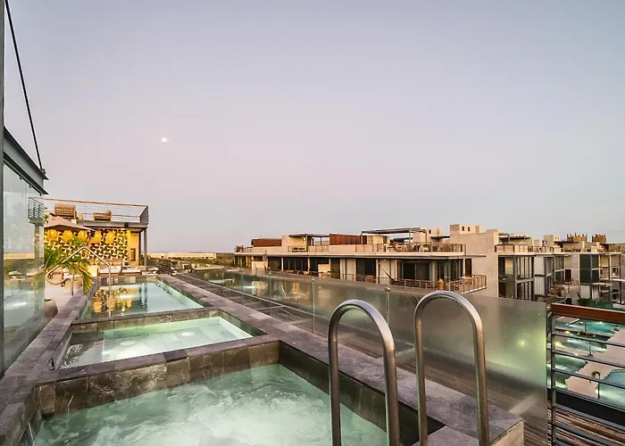 Apartment Waterworld 1br Cenote Rooftop Pools Gym Tulum