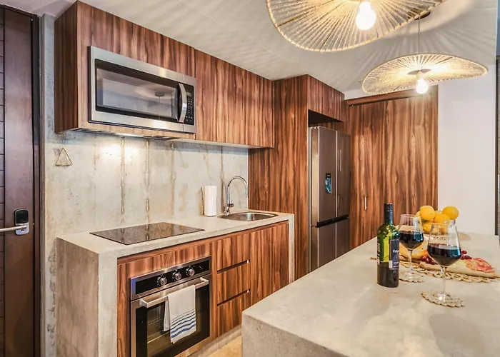 Apartment Waterworld 1br Cenote Rooftop Pools Gym Tulum