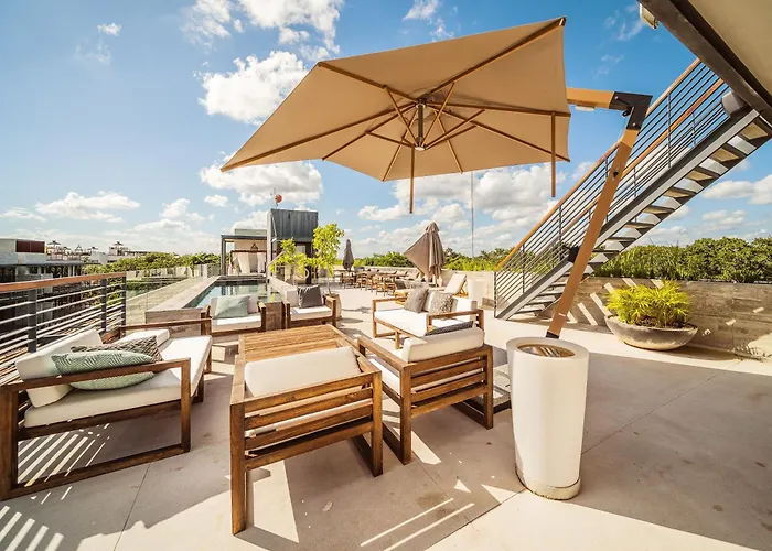 Waterworld 1br Cenote Rooftop Pools Gym Apartment Tulum