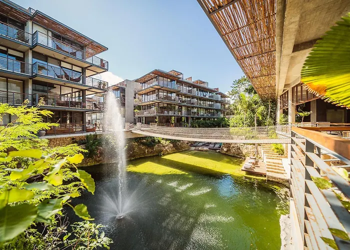 Waterworld 1br Cenote Rooftop Pools Gym Apartment