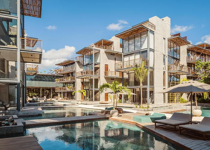 Waterworld 1br Cenote Rooftop Pools Gym Apartment Tulum