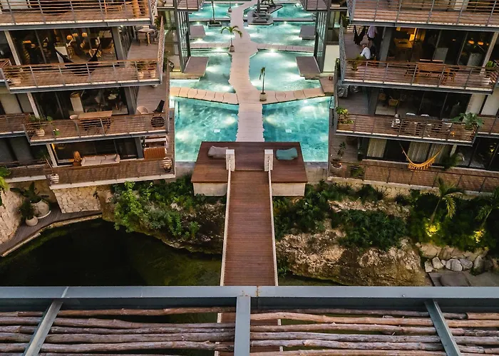 Apartment Waterworld 1br Cenote Rooftop Pools Gym *