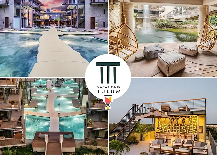 Apartment Waterworld 1br Cenote Rooftop Pools Gym Tulum